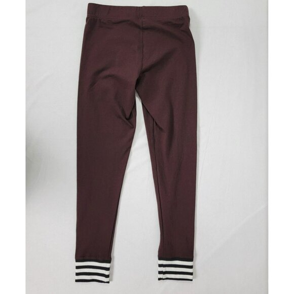 Adidas W Cho Legging DX 1243 Womens Size XS pants stretch "Night Red" wine NEW - Picture 5 of 8